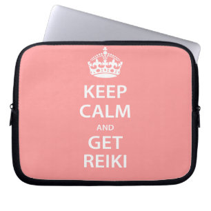 Keep Calm and Get Reiki Laptop Sleeve