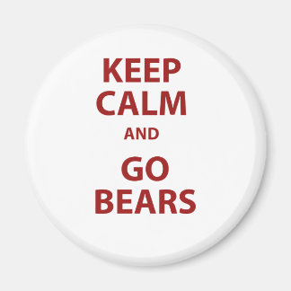 Keep Calm and Go Bears Magnet