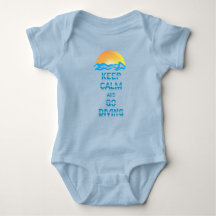 Keep Calm and Go Diving - Baby Bodysuit