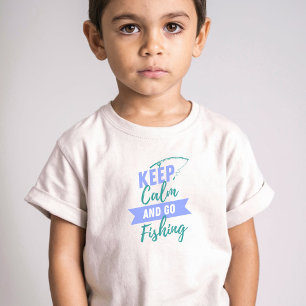 Keep Calm and Go Fishing Baby T-Shirt