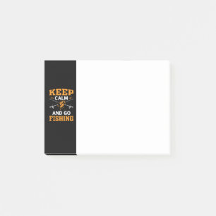 Keep Calm And Go Fishing Post-it Notes