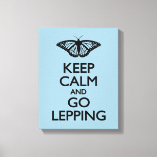 Keep Calm and Go Lepping Canvas Print