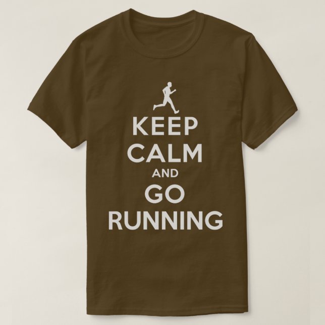 Keep Calm and Go Running DSMale T-Shirt (Design Front)