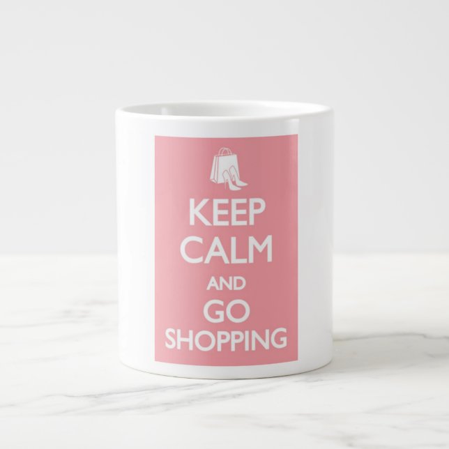 keep calm and go shopping mug (Front)