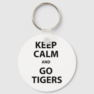 Keep Calm and Go Tigers Key Ring