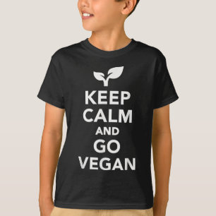 Keep Calm And Go Vegan  T-Shirt