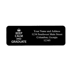 Keep Calm and Graduate Funny Graduation