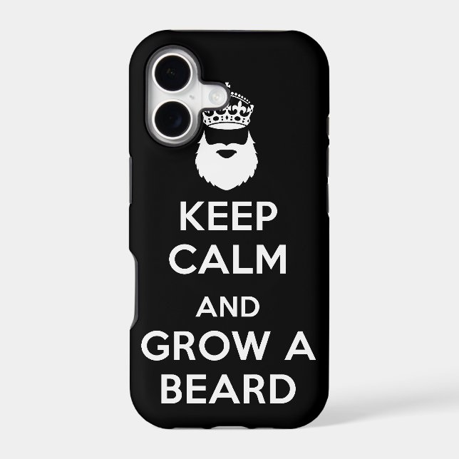 Keep Calm and Grow A Beard (Back)