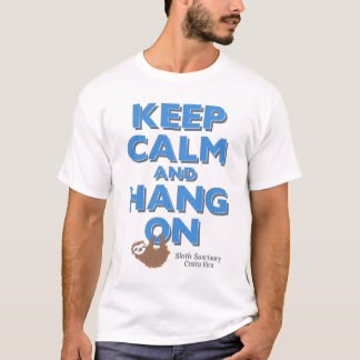 Keep Calm and Hang On Sloth Tee