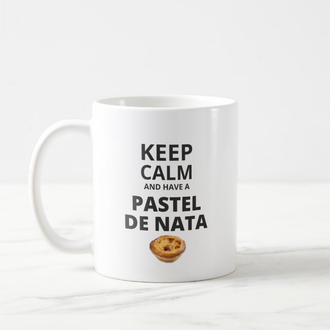 Keep Calm and Have a Pastel de Nata Coffee Mug (Left)