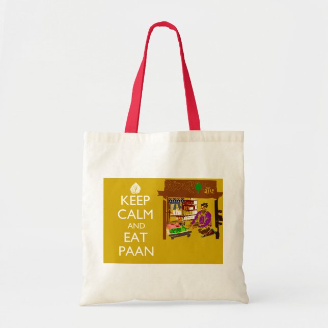 Keep Calm and Have Paan Tote Bag (Front)