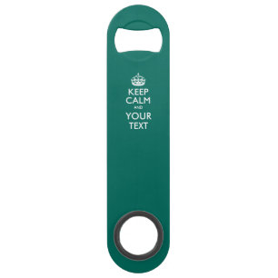 Keep Calm And Have Your Text on Teal