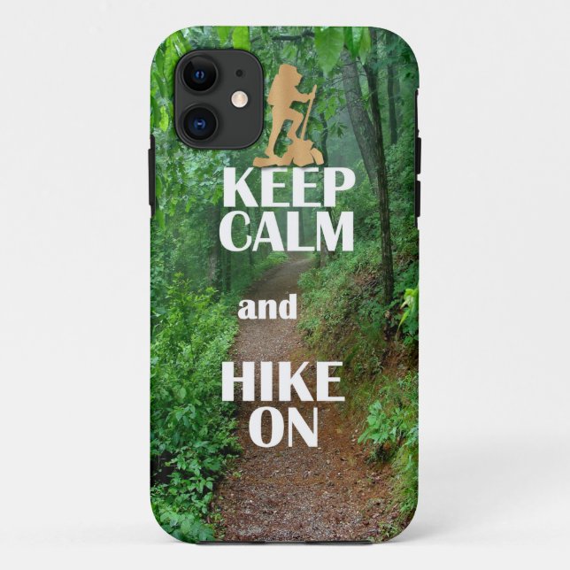 Keep Calm and Hike On Case-Mate iPhone Case (Back)