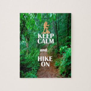 Keep Calm and Hike On Jigsaw Puzzle