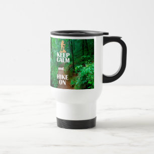 Keep Calm and Hike On Travel Mug