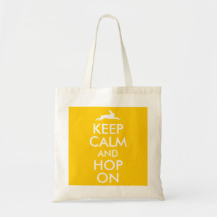 KEEP CALM and HOP ON Tote Bag