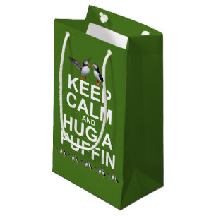 Keep Calm and Hug a Puffin Gift Bag