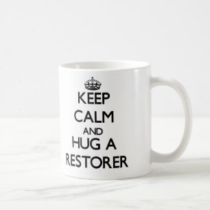 Keep Calm and Hug a Restorer Coffee Mug
