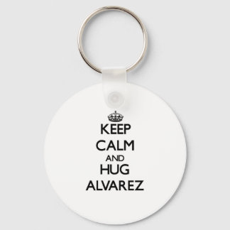 Keep calm and Hug Alvarez Key Ring