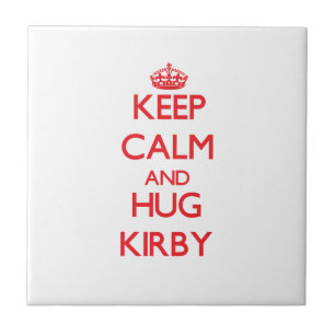 Keep calm and Hug Kirby Tile
