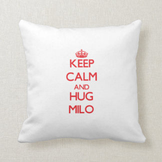 Keep Calm and HUG Milo Cushion