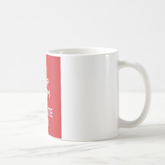 Keep calm and iterate on coffee mug (Right)
