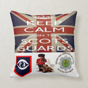 Keep Calm and join The Scots Guards Cushion