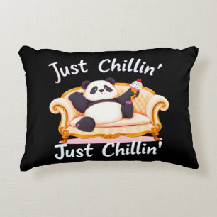 Keep Calm and Just Chillin' with Ice Cream Decorative Cushion