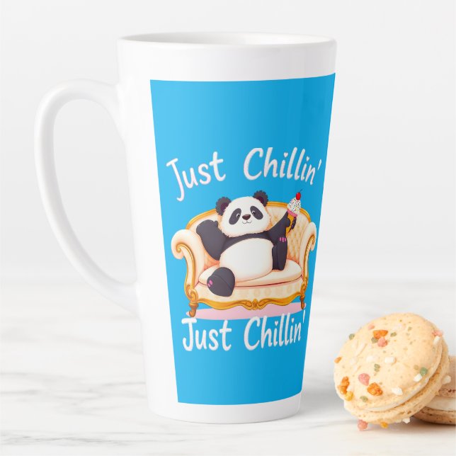 Keep Calm and Just Chillin' with Ice Cream Latte Mug (In Situ)