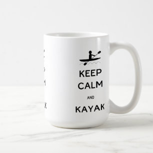 Keep Calm and Kayak Coffee Mug