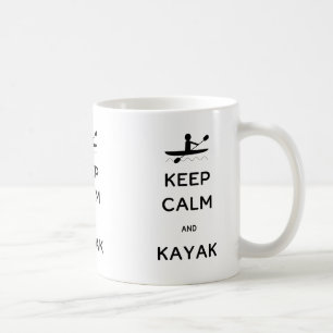 Keep Calm and Kayak Coffee Mug