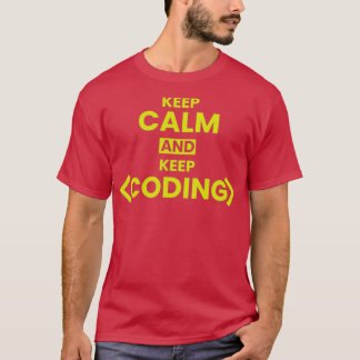 keep calm and keep coding 1 T-Shirt