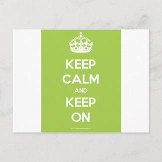 Keep-Calm-And-Keep-On.pdf Postcard