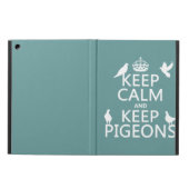 Keep Calm and Keep Pigeons - all colours iPad Air Cover (Outside)