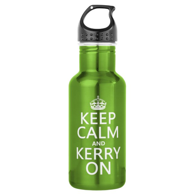 Keep Calm and Kerry On (any colour) 532 Ml Water Bottle (Front)