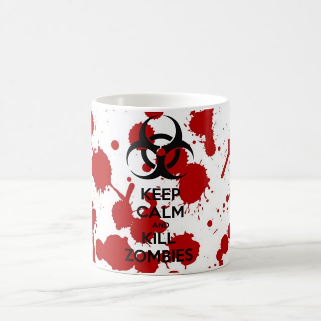 Keep Calm And Kill Zombies Coffee Mug (Center)