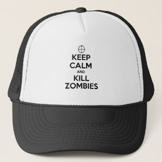 Keep Calm and Kill Zombies Trucker Hat