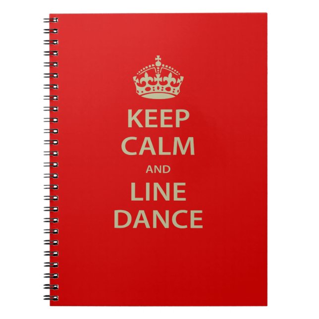 Keep Calm and Line Dance Notebook (Front)