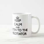 Keep Calm and Listen to the Negotiator Coffee Mug<br><div class="desc">Use the search tool at my store to find other Negotiator merchandise. Keep Calm and Listen to the Negotiator products available on tshirts, sweatshirts, kids shirts, infant onsies, stickers, magnets, and much more Negotiator clothing fully customisable to your specifications. If you like what you see, please link to my store...</div>