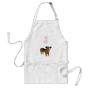 Keep Calm and love A dog Standard Apron