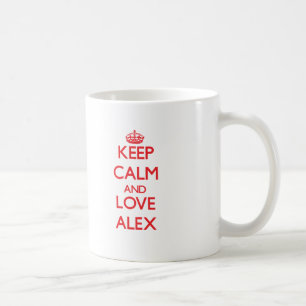 Keep Calm and Love Alex Coffee Mug