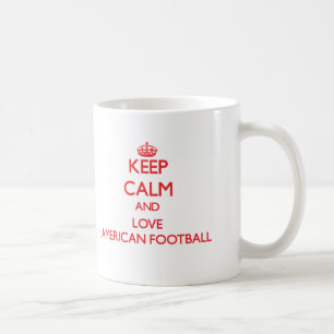 Keep calm and love American Football Coffee Mug