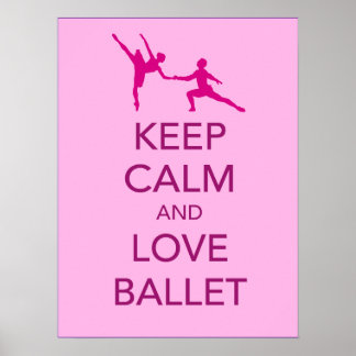 Keep Calm and Love Ballet Gift Print