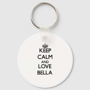 Keep Calm and Love Bella Key Ring