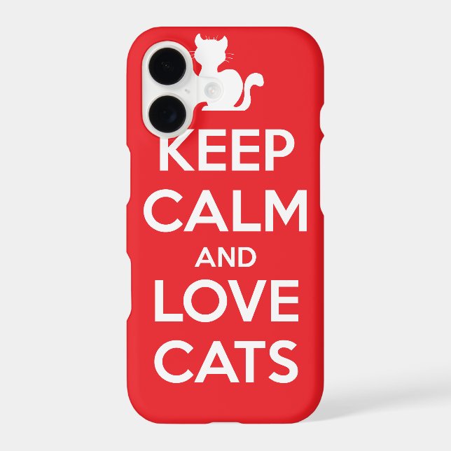 Keep Calm and Love Cats (Back)