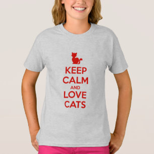 Keep Calm and Love Cats T-Shirt