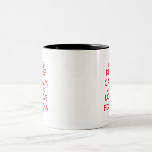 Keep Calm and Love Fiona Two-Tone Coffee Mug