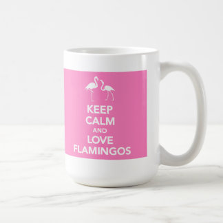 Keep Calm and Love Flamingos mug