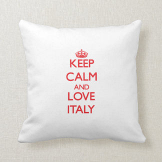 Keep Calm and Love Italy Cushion