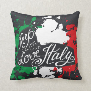 Keep Calm and Love Italy Cushion